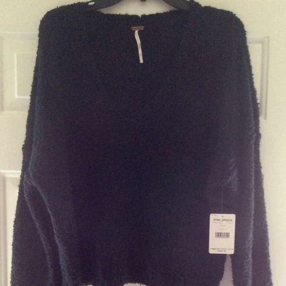 FREE PEOPLE Finders Keepers Sweater NWT Small Blk - Picture 8 of 12